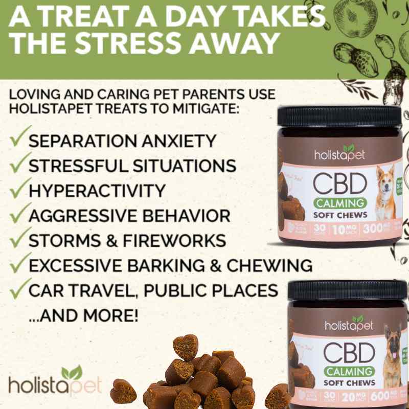 Holistapet CBD Calming Chews Benefits