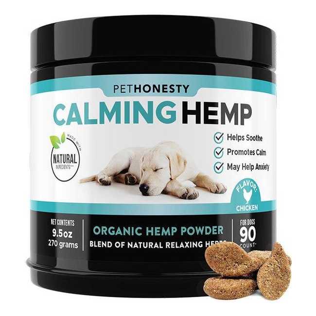 PetHonesty Hemp Calming Anxiety & Hyperactivity Soft Chews
