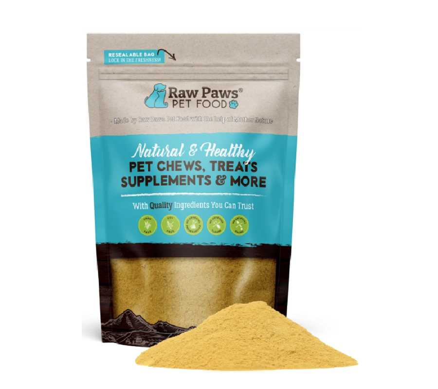 Raw Paws Organic Hip and Joint Supplement Powder with Turmeric Curcumin