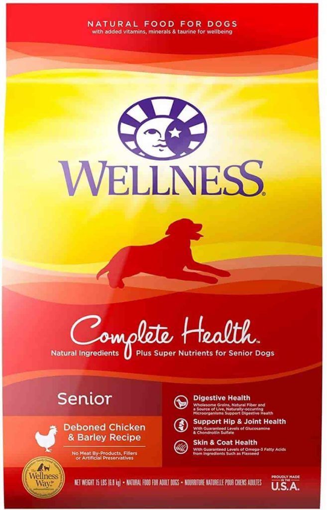 Wellness Complete Senior Dog Food with Glucosamine