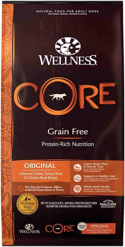 Wellness Core dog food for arthritis