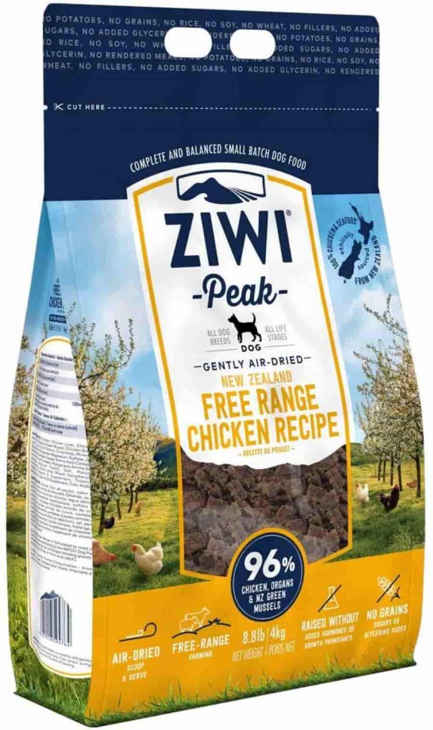 Ziwipeak Air Dried Chicken dog food