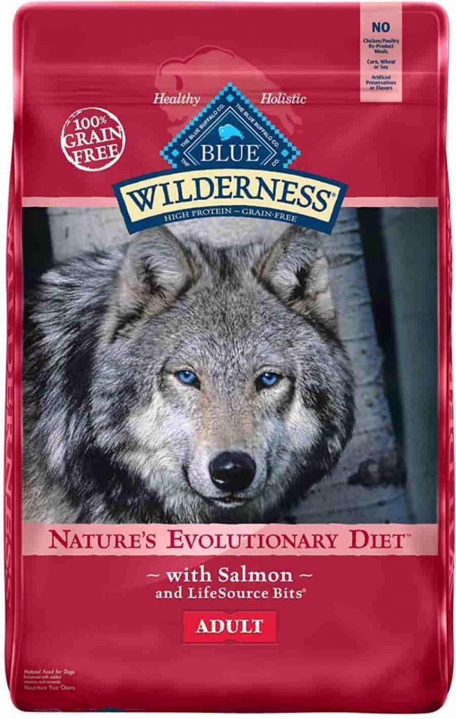 Blue Buffalo Wilderness salmon dog food