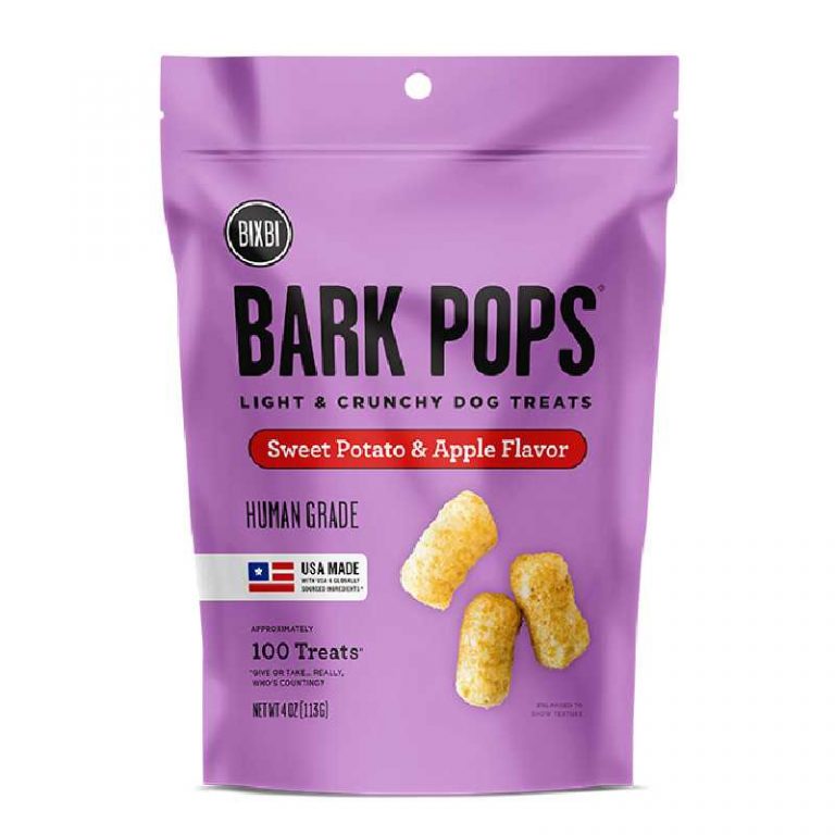 Bixbi Bark Pops Crunchy Dog Treats - Sweet Potato & Apple Flavor