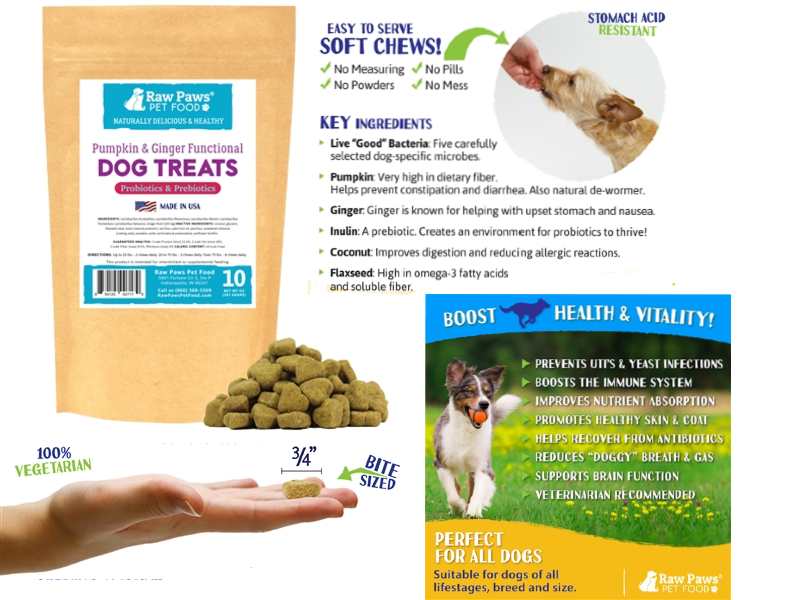 Probiotics & Prebiotics Soft Chew Supplements for Dogs
