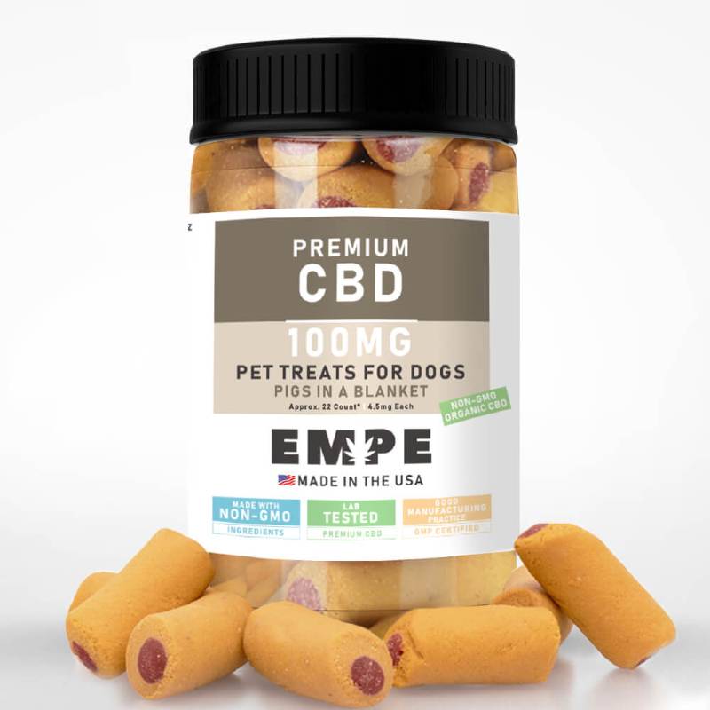 100mg CBD Dog Treats - Pigs In A Blanket