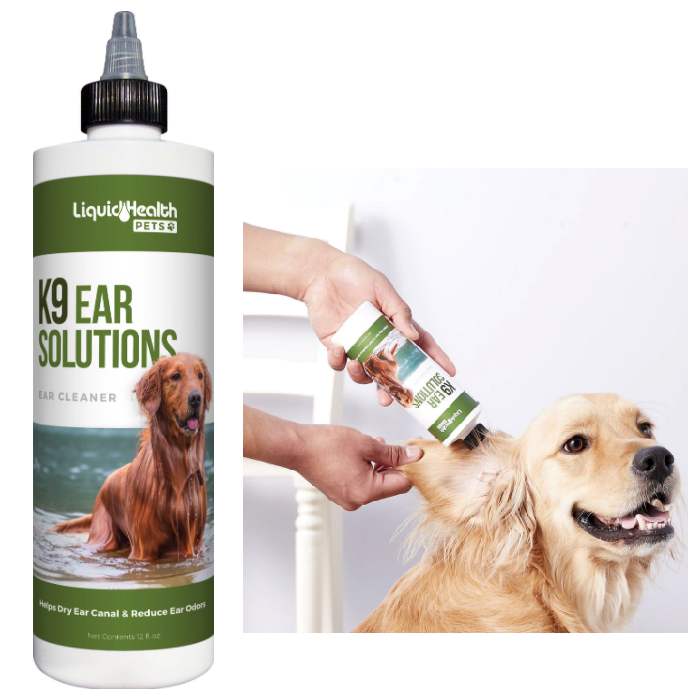Liquid Health Pets K9 Ear Solutions Dog Ear Cleaner