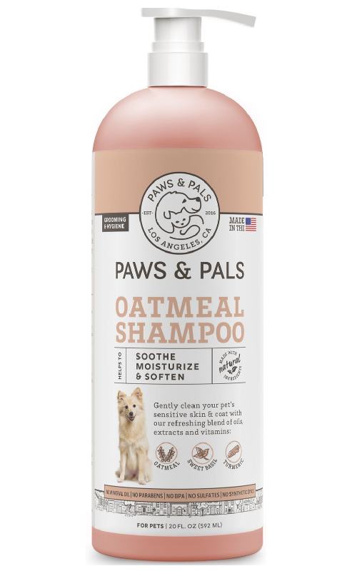 Paws & Pals Tearless Soap Free Oatmeal Dog Shampoo