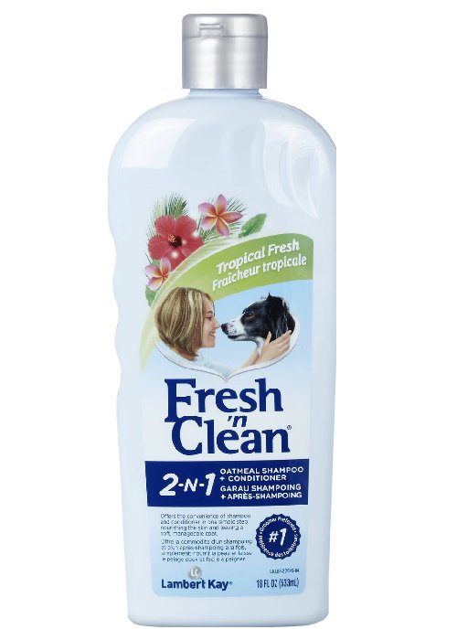 PetAg Fresh 'N Clean Tropical Fresh 2-in-1 Oatmeal Dog Shampoo & Conditioner
