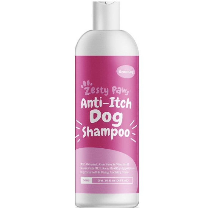 Zesty Paws Oatmeal Anti-Itch Dog Shampoo with Aloe Vera