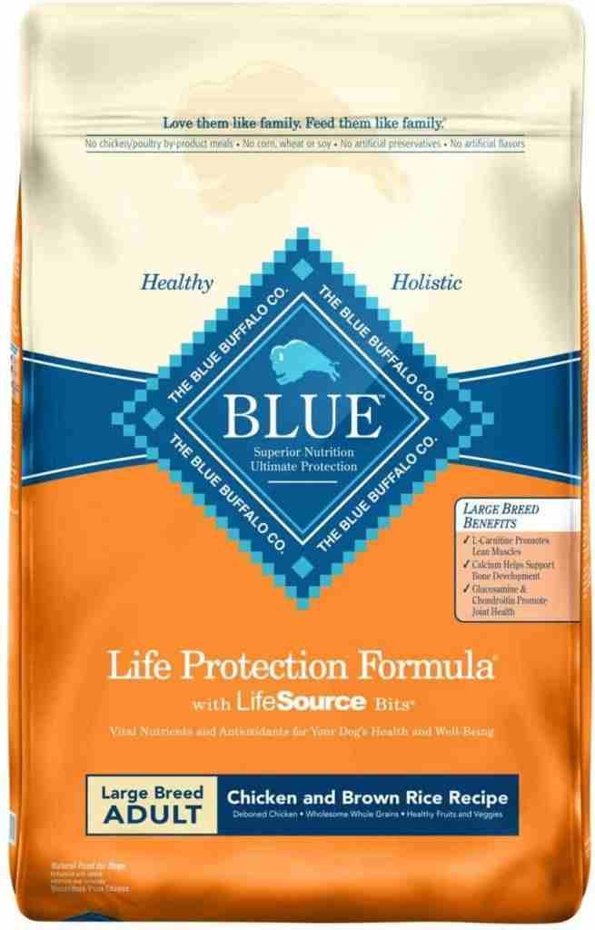 Dog Food with Glucosamin Chondroitin - Blue Buffalo Life Protection For Large Breed Adult