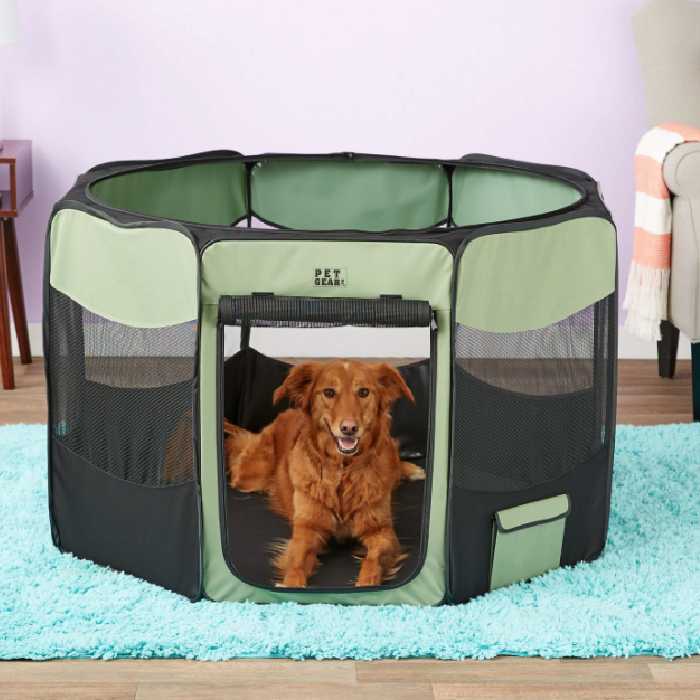 Pet Gear Travel Lite Soft-Sided Dog Pen with Removable Top