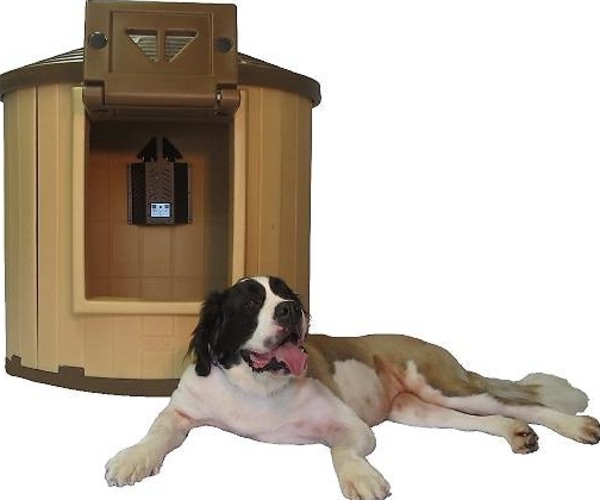 Dog palace crb insulated heated dog house