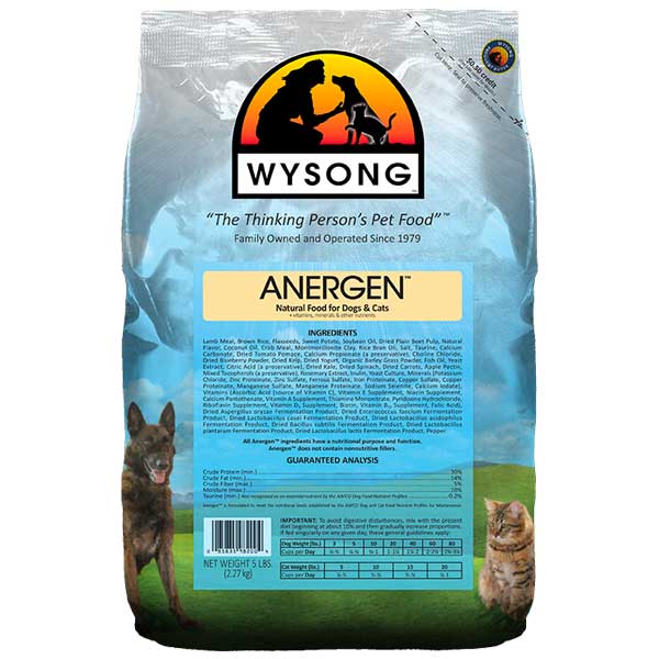 Anergen hypoallergenic canine kibble dry dog food