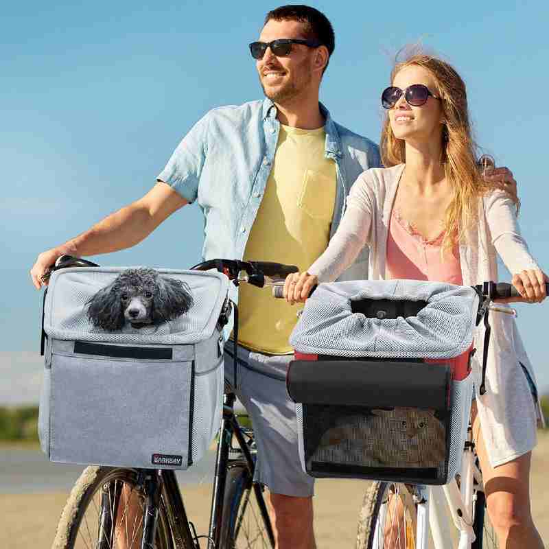All-in-one Bicycle dog carrier basket bag
