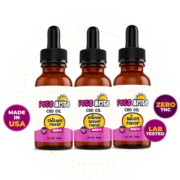 Chicken, Bacon & Peanut Butter CBD oil for dog