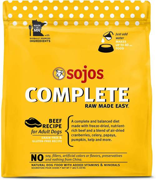 Sojos Freeze Dried Dog Food