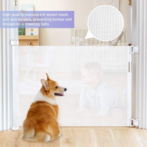 Ottolives Retractable Dog Gate