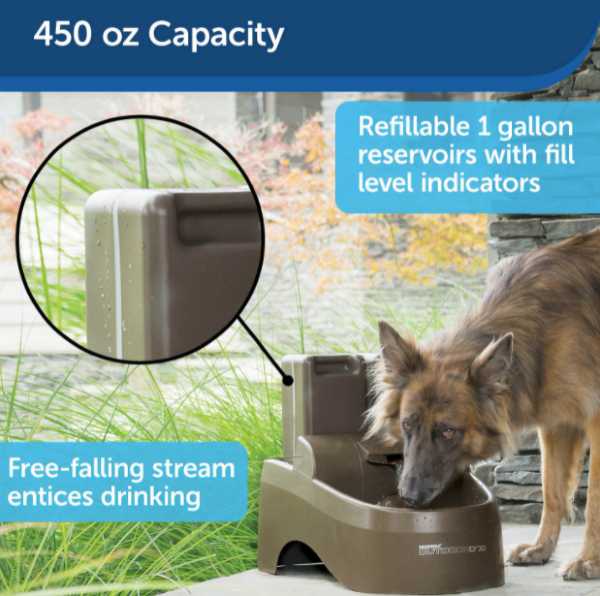Drinkwell outdoor dog fountain