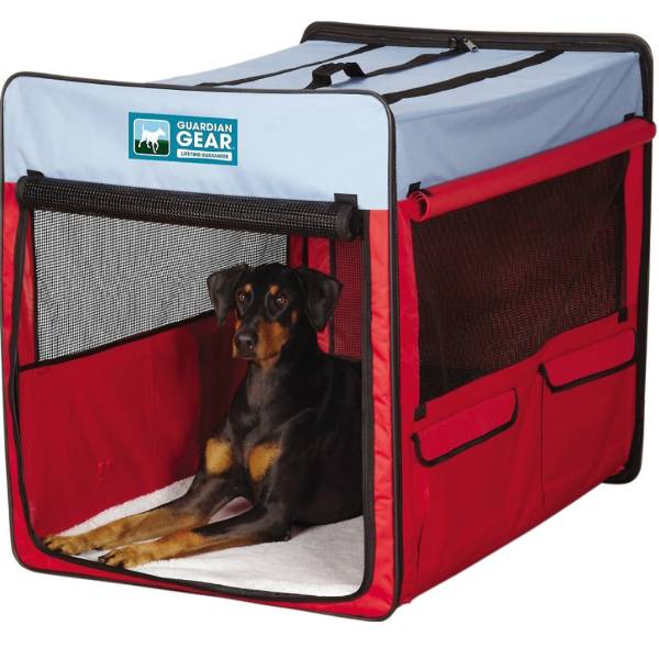 Large soft dog crate that is fully collapsible