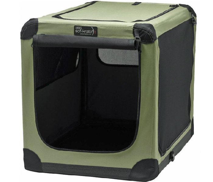 Lightweight & collapsible soft-sided dog house
