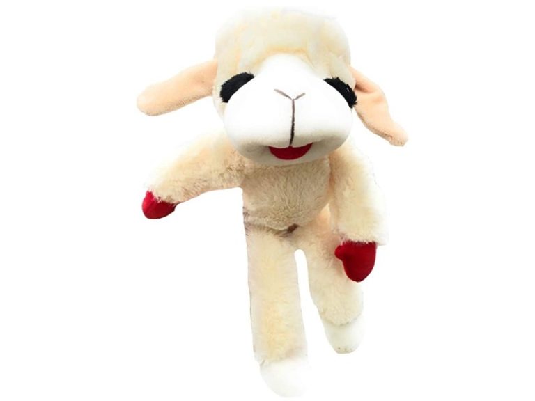 Lamb Chop Dog Toy 14 with Squeaker