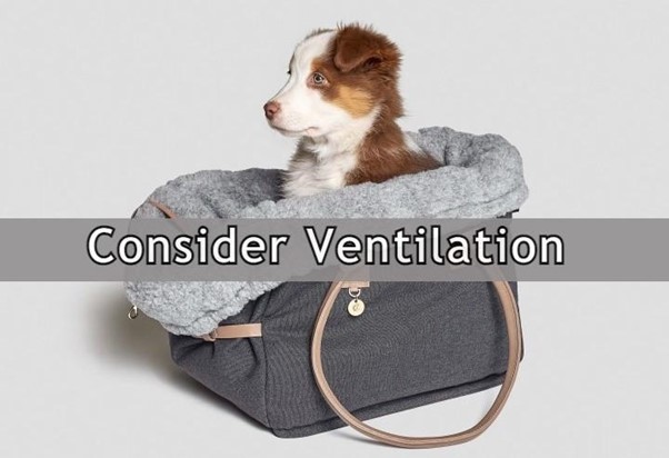 Consider ventilation of the carrier bag