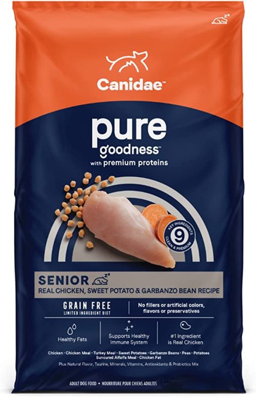 CANIDAE PURE Grain Free, Senior Dog Food