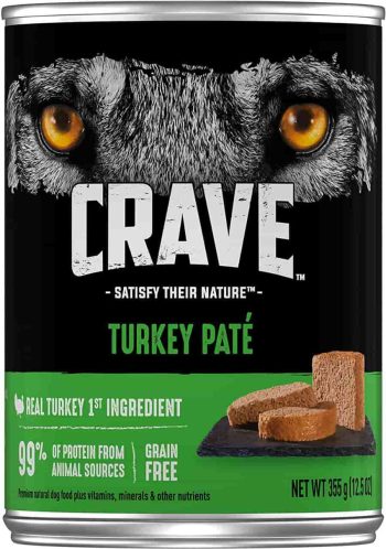 Crave High protein High Calorie wet dog food with Turkey
