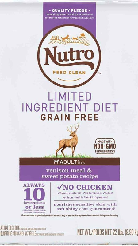 Nutro dog food for allergies