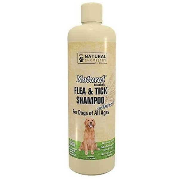 Natural Chemistry Natural Flea & Tick Shampoo for Dogs With Oatmeal