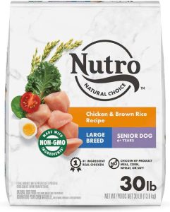 Nutro large breed senior dog food
