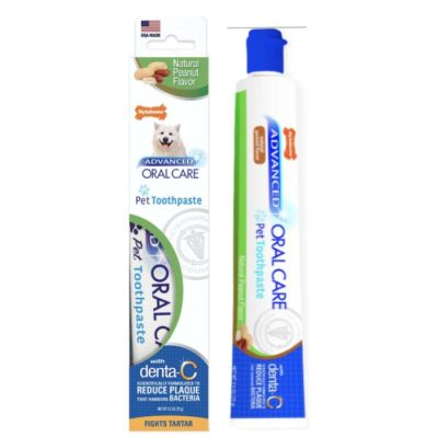 Nylabone Natural Dog Toothpaste Peanut Flavor