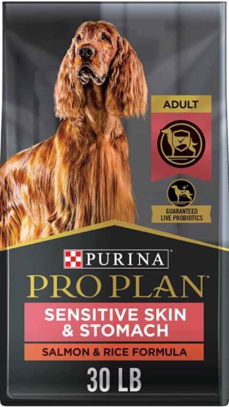 Purina Pro Plan Adult Sensitive Skin & Stomach Salmon & Rice Formula Dry Dog Food