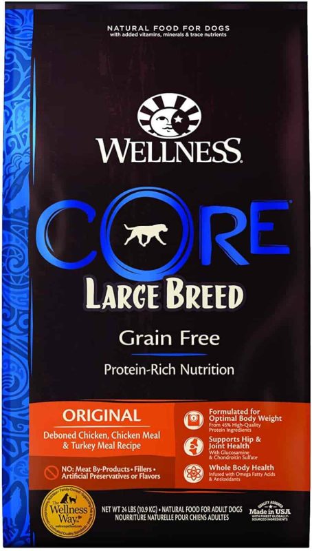 Wellness Core Large Breed grain free dog food